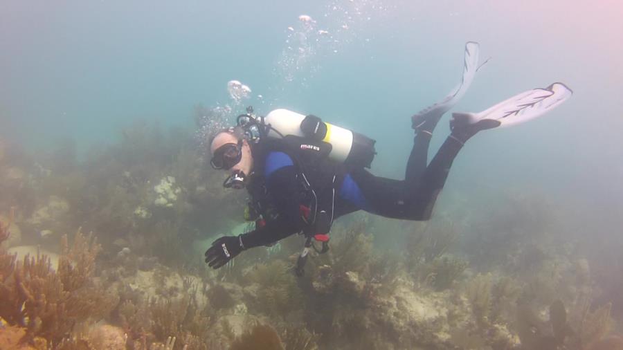 Reef diving in Pennekamp off Key Largo, FL