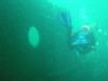 Diver Alongside the Wreck