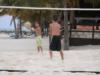 A little beach volley ball, Cozumel, when we weren’t diving