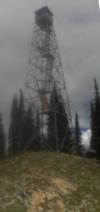 One of my office views for a few weeks this summer. 2010 USFS lookout tower rehab. Northwest Montana