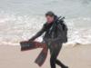 me diving San Carlos Beach (breakwater) Monterey, CA