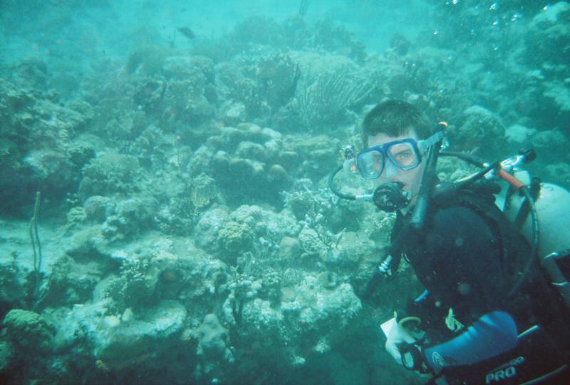 Me Diving at East Wind (Virgin Islands)