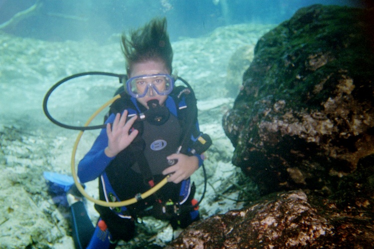 Ginnie Springs at the ginnie hole