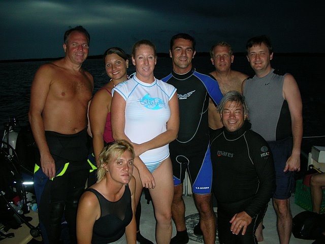 Our first night dive