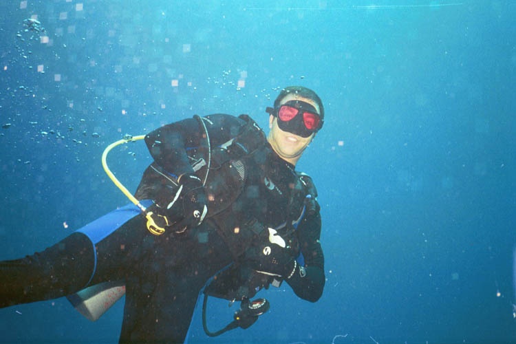 Floating along in Curacao