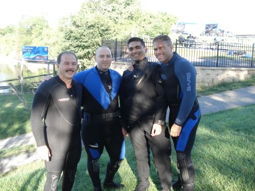 My Dive Buddies and I At Dutch Springs, PA