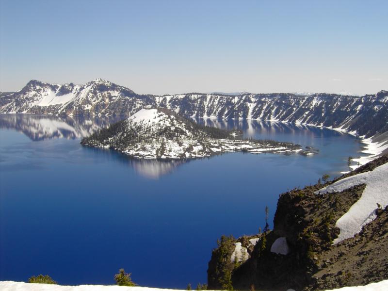 Crater Lake OR. Winter