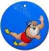 Diving Santa