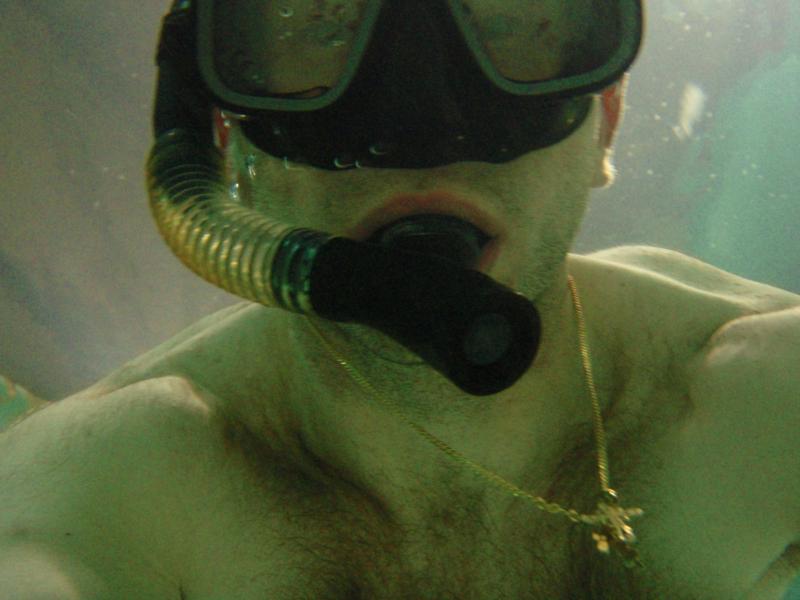 Myself Snorkeling at the pool