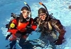 pool time in drysuits